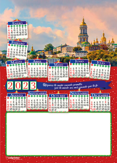 Tarjeta calendario